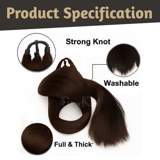 Brown Choti 26inch Artificial synthetic material Extensions