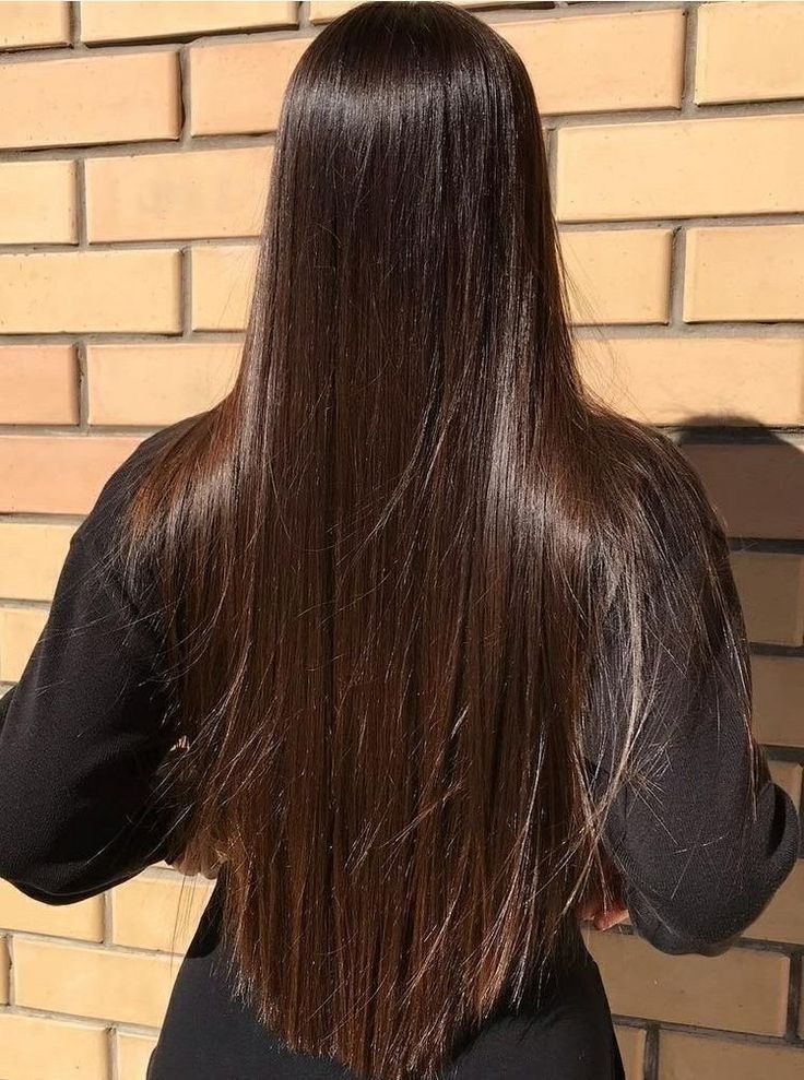 Natural Brown 24inch 5Clip Ins Straight hair extensions wigs