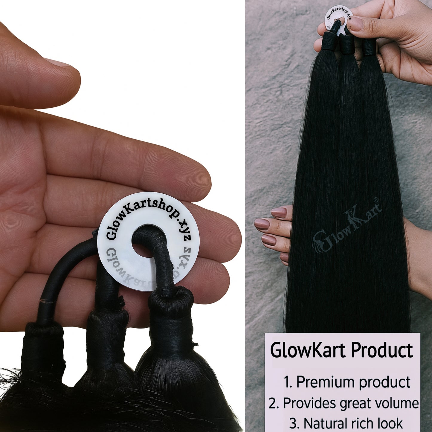 Black choti Hair extensions